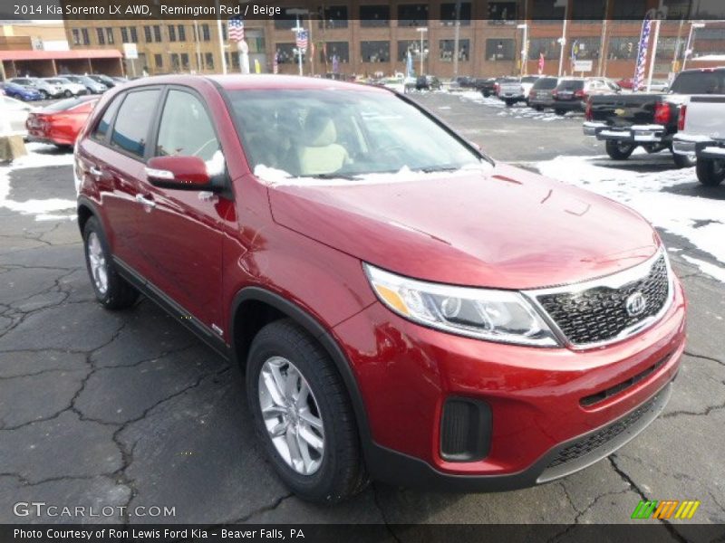 Remington Red / Beige 2014 Kia Sorento LX AWD