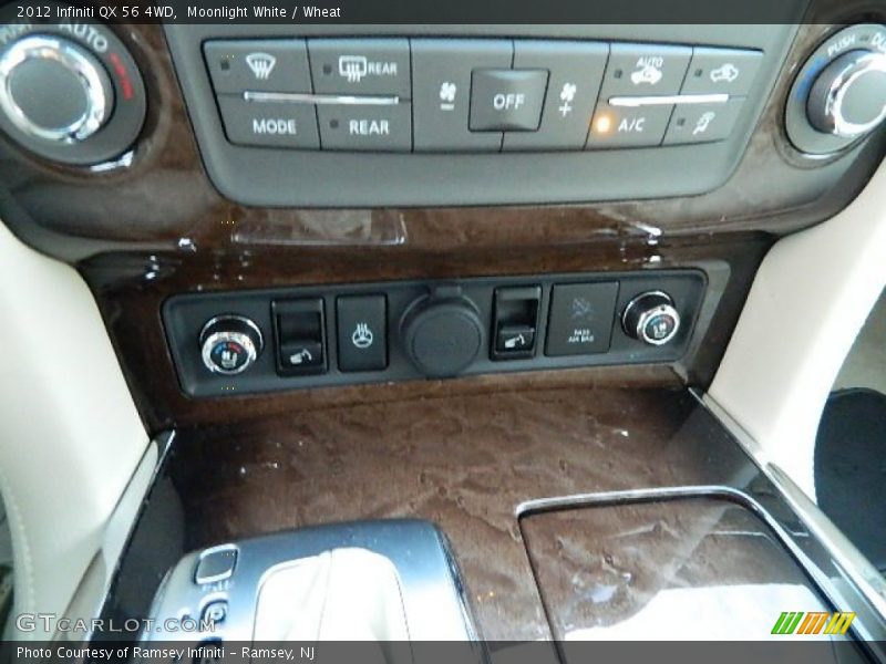 Moonlight White / Wheat 2012 Infiniti QX 56 4WD