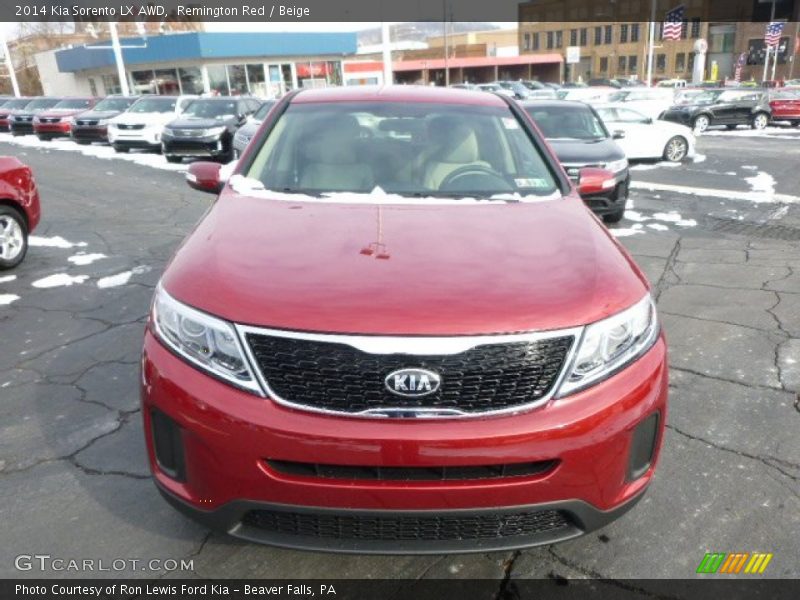Remington Red / Beige 2014 Kia Sorento LX AWD