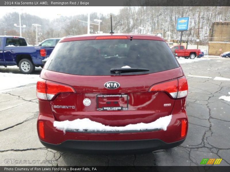 Remington Red / Beige 2014 Kia Sorento LX AWD