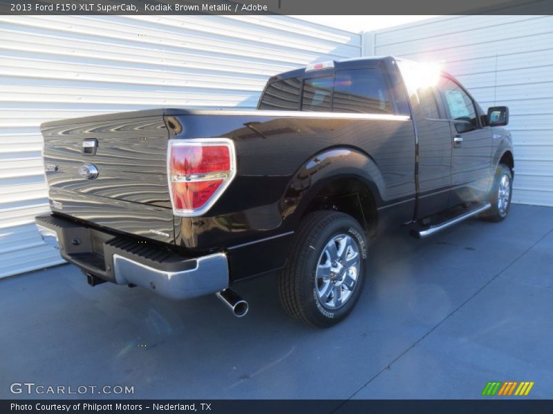 Kodiak Brown Metallic / Adobe 2013 Ford F150 XLT SuperCab