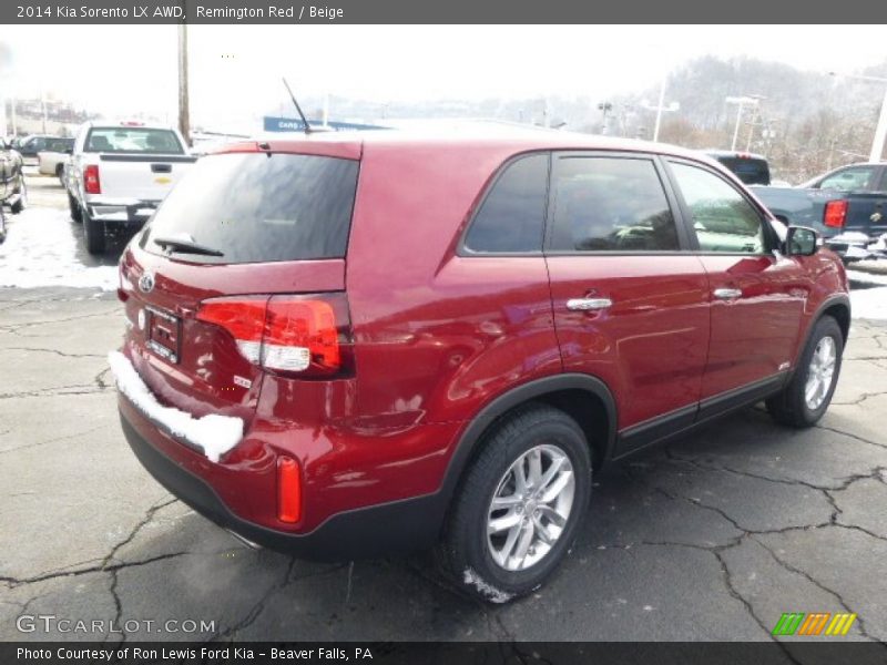 Remington Red / Beige 2014 Kia Sorento LX AWD