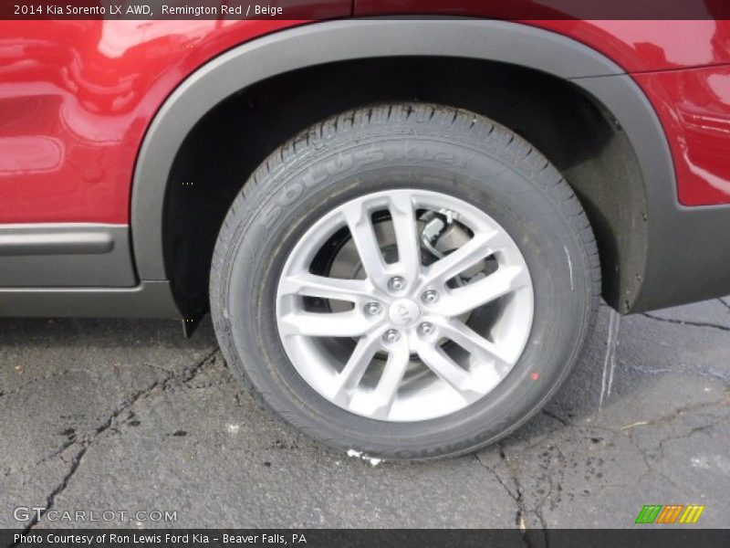 Remington Red / Beige 2014 Kia Sorento LX AWD