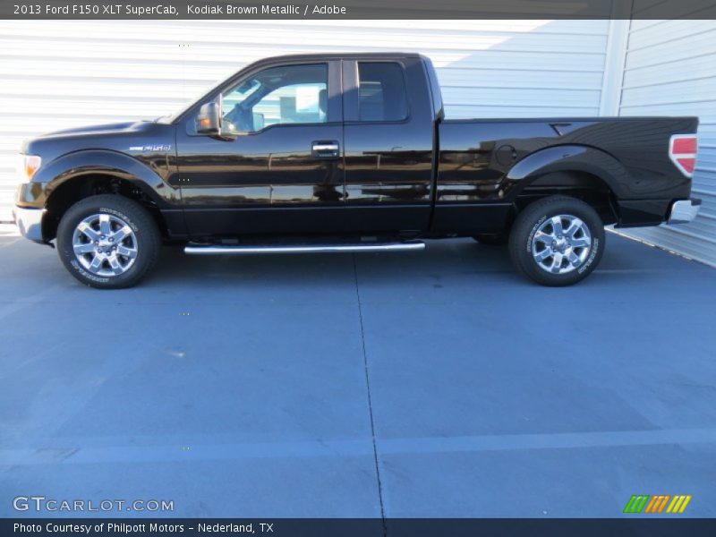 Kodiak Brown Metallic / Adobe 2013 Ford F150 XLT SuperCab