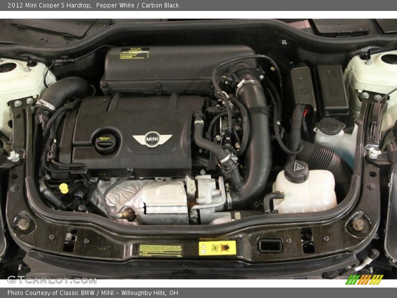 Pepper White / Carbon Black 2012 Mini Cooper S Hardtop