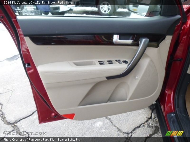 Remington Red / Beige 2014 Kia Sorento LX AWD