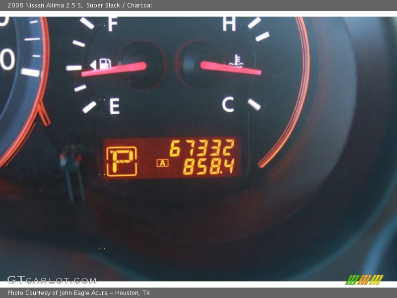 Super Black / Charcoal 2008 Nissan Altima 2.5 S