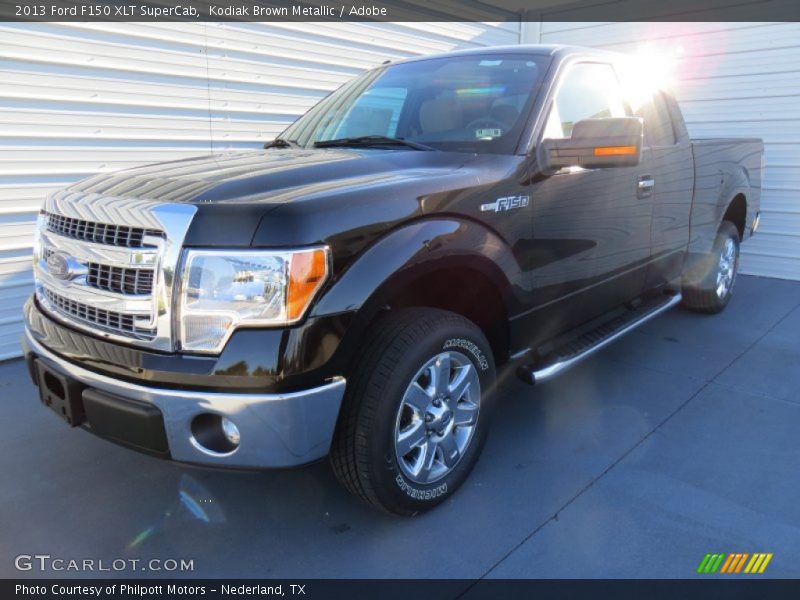Kodiak Brown Metallic / Adobe 2013 Ford F150 XLT SuperCab