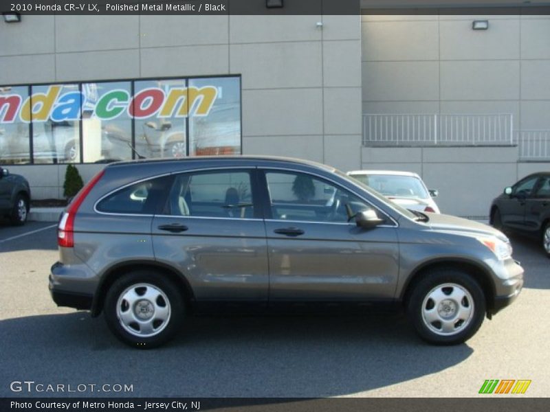 Polished Metal Metallic / Black 2010 Honda CR-V LX