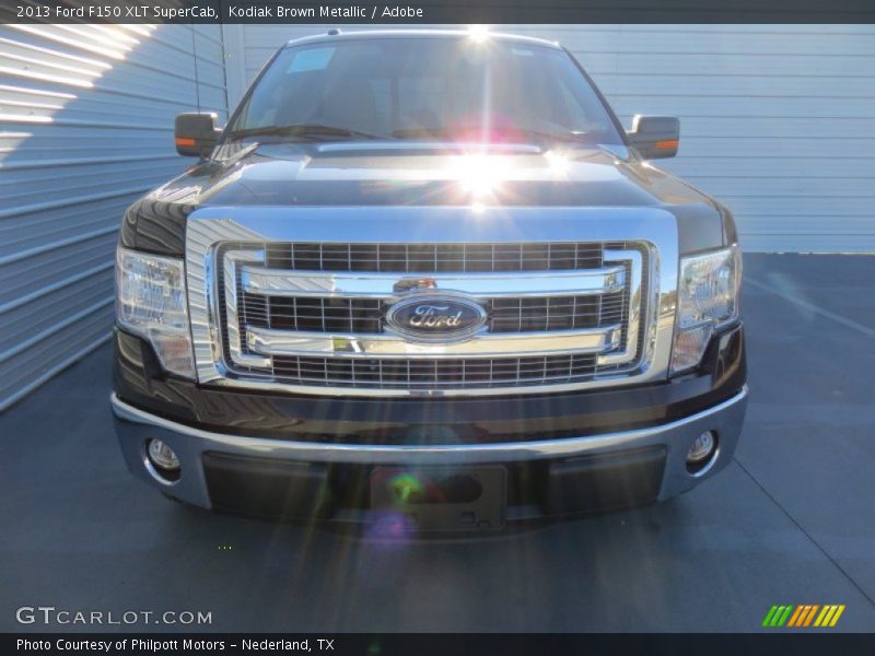 Kodiak Brown Metallic / Adobe 2013 Ford F150 XLT SuperCab
