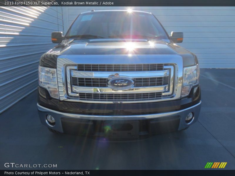 Kodiak Brown Metallic / Adobe 2013 Ford F150 XLT SuperCab