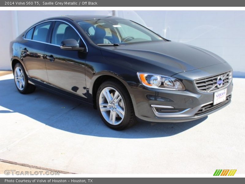 Saville Grey Metallic / Off Black 2014 Volvo S60 T5