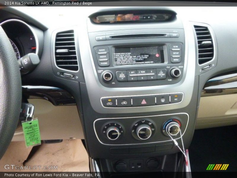 Remington Red / Beige 2014 Kia Sorento LX AWD