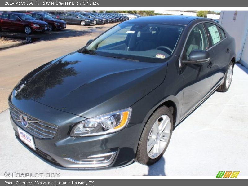 Saville Grey Metallic / Off Black 2014 Volvo S60 T5