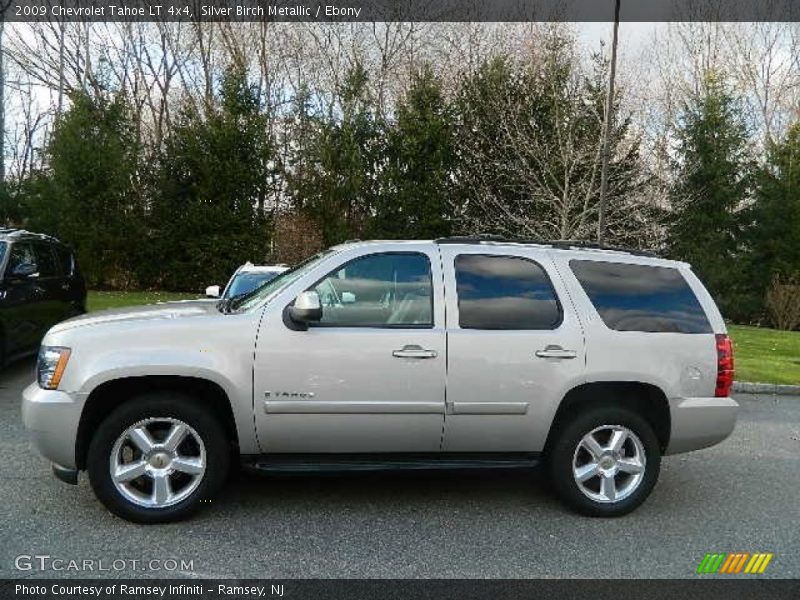 Silver Birch Metallic / Ebony 2009 Chevrolet Tahoe LT 4x4