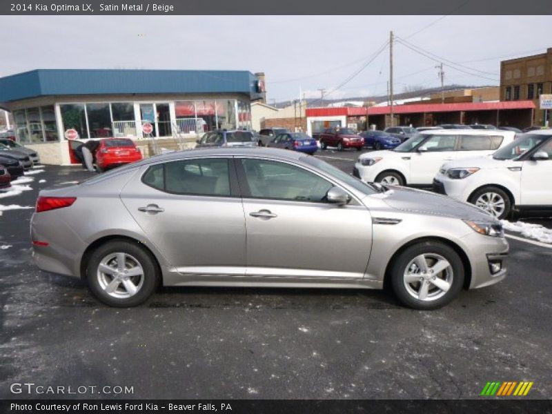 Satin Metal / Beige 2014 Kia Optima LX