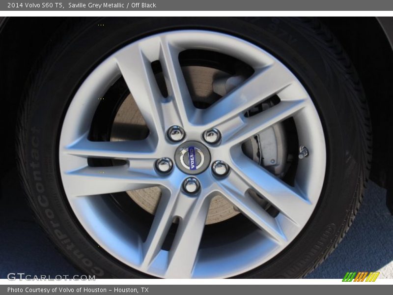 Saville Grey Metallic / Off Black 2014 Volvo S60 T5