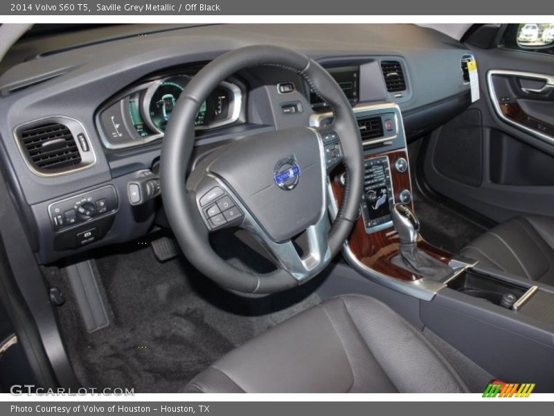 Saville Grey Metallic / Off Black 2014 Volvo S60 T5
