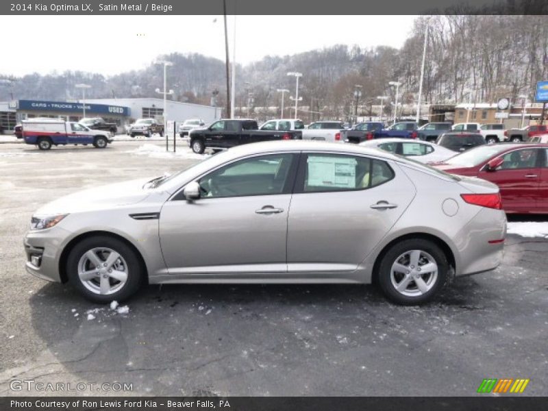 Satin Metal / Beige 2014 Kia Optima LX