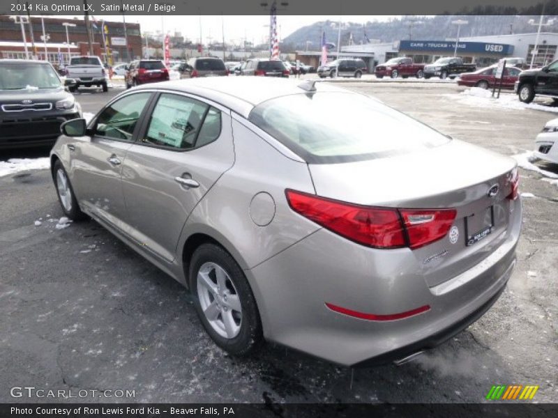 Satin Metal / Beige 2014 Kia Optima LX