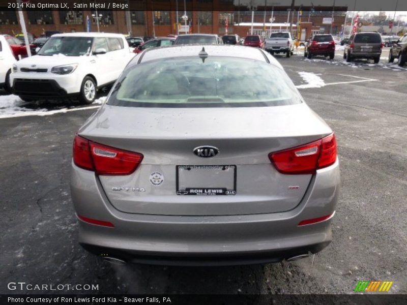 Satin Metal / Beige 2014 Kia Optima LX