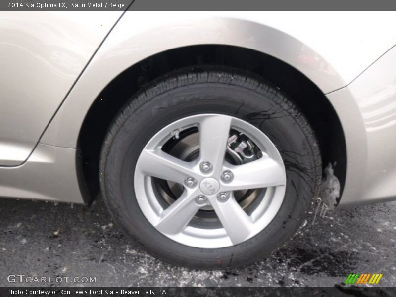 Satin Metal / Beige 2014 Kia Optima LX