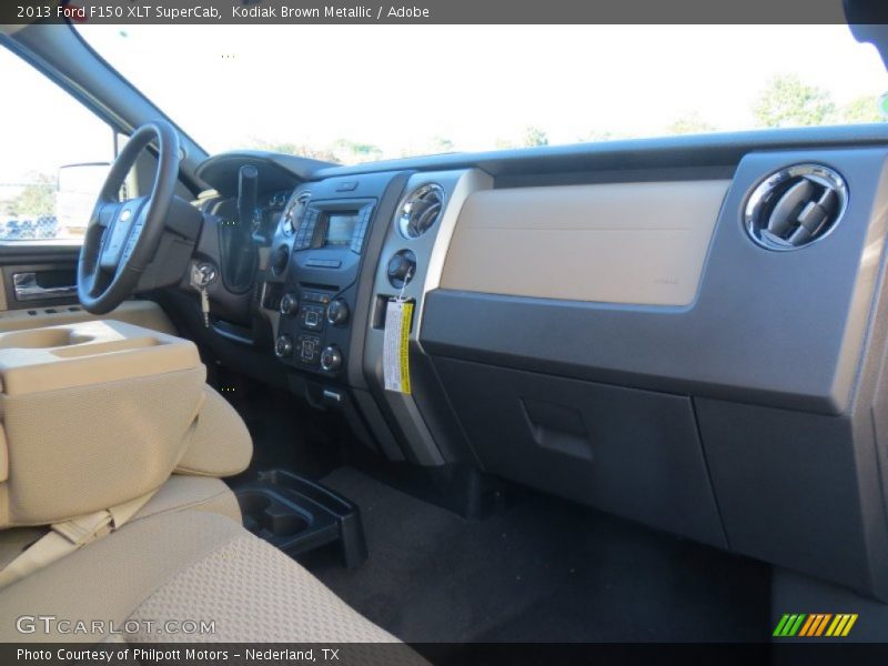 Kodiak Brown Metallic / Adobe 2013 Ford F150 XLT SuperCab