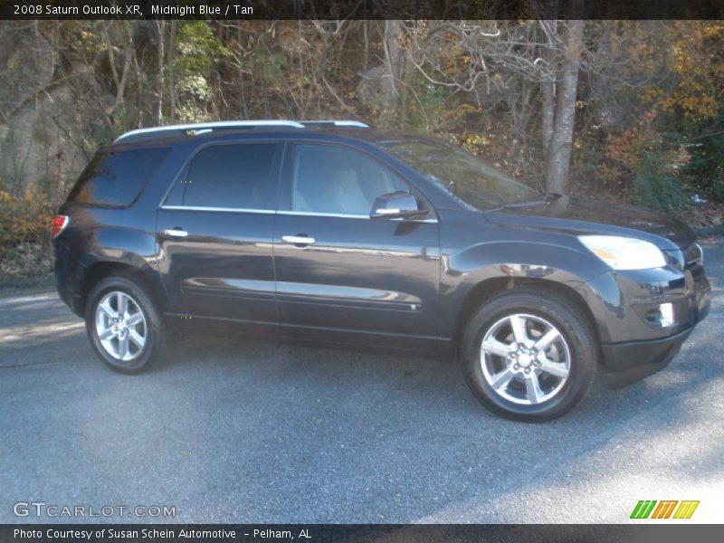 Midnight Blue / Tan 2008 Saturn Outlook XR