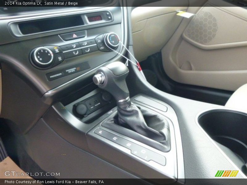 Satin Metal / Beige 2014 Kia Optima LX
