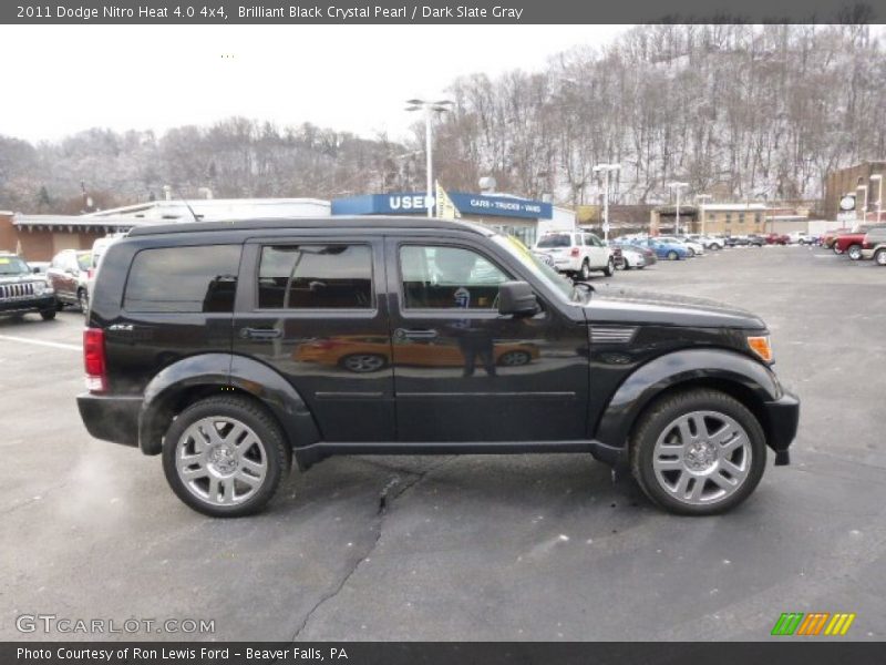 Brilliant Black Crystal Pearl / Dark Slate Gray 2011 Dodge Nitro Heat 4.0 4x4