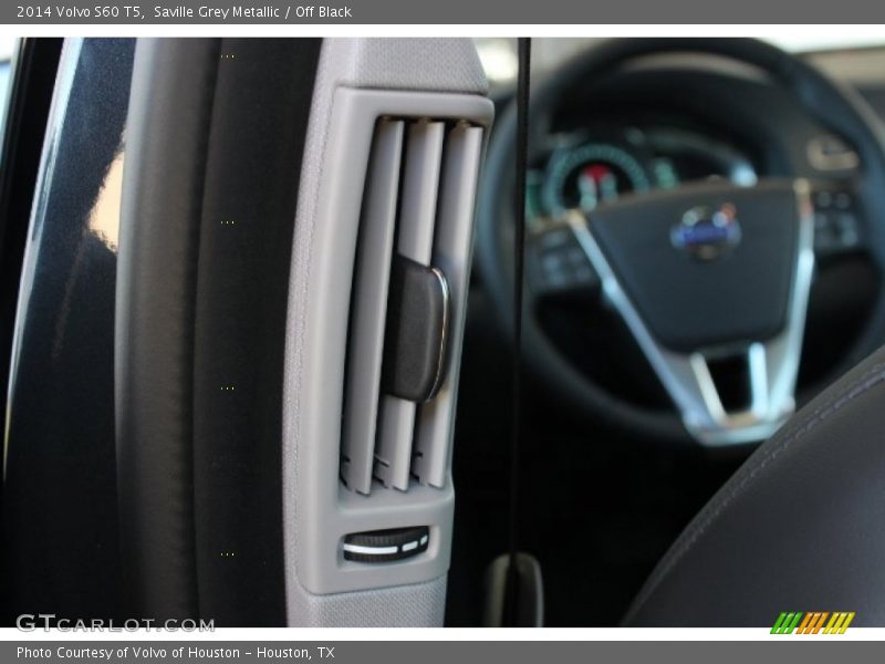 Saville Grey Metallic / Off Black 2014 Volvo S60 T5