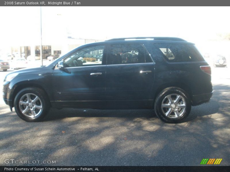 Midnight Blue / Tan 2008 Saturn Outlook XR