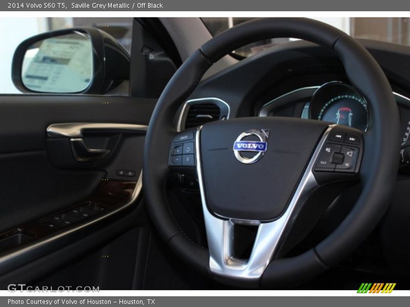 Saville Grey Metallic / Off Black 2014 Volvo S60 T5