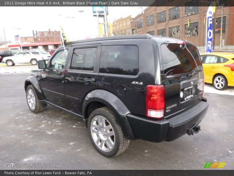 Brilliant Black Crystal Pearl / Dark Slate Gray 2011 Dodge Nitro Heat 4.0 4x4