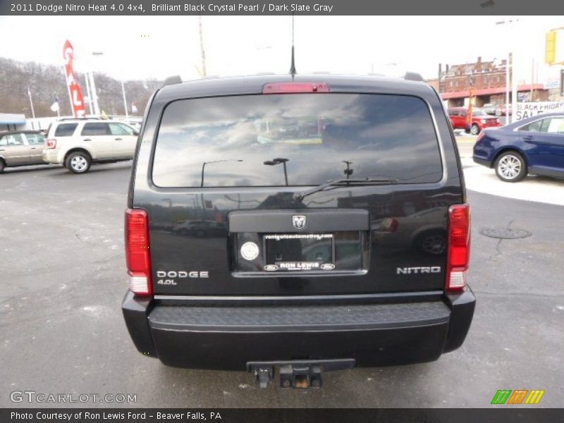 Brilliant Black Crystal Pearl / Dark Slate Gray 2011 Dodge Nitro Heat 4.0 4x4