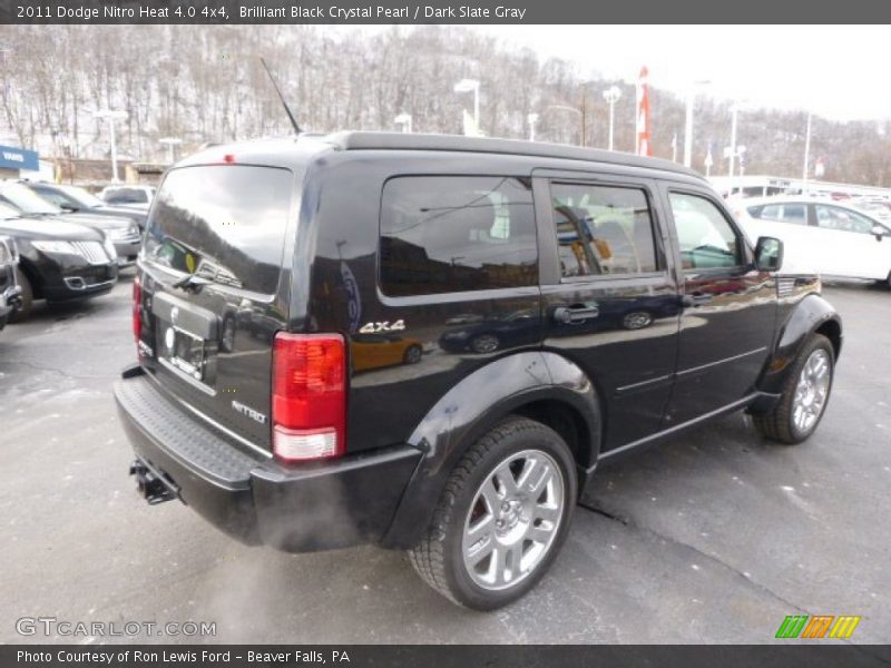 Brilliant Black Crystal Pearl / Dark Slate Gray 2011 Dodge Nitro Heat 4.0 4x4
