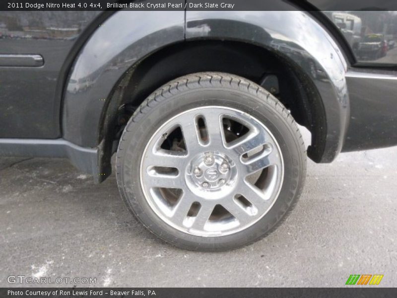 Brilliant Black Crystal Pearl / Dark Slate Gray 2011 Dodge Nitro Heat 4.0 4x4
