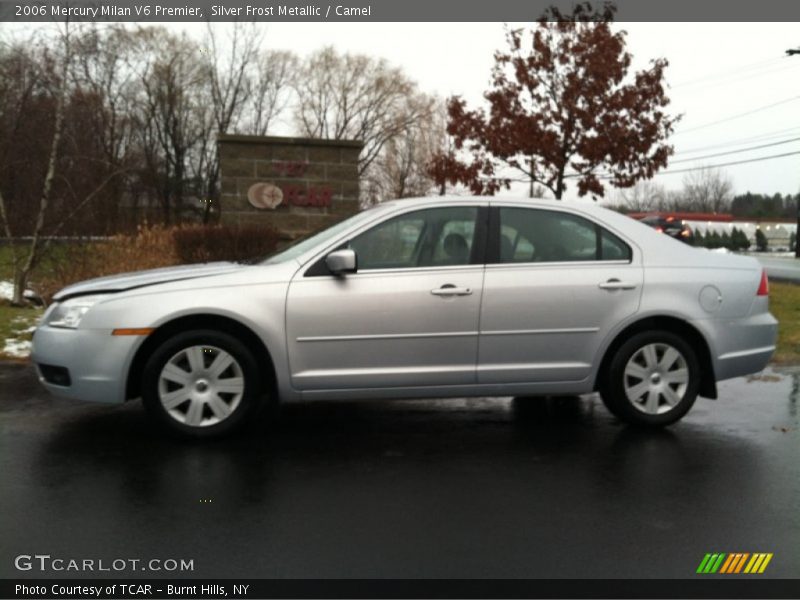 Silver Frost Metallic / Camel 2006 Mercury Milan V6 Premier