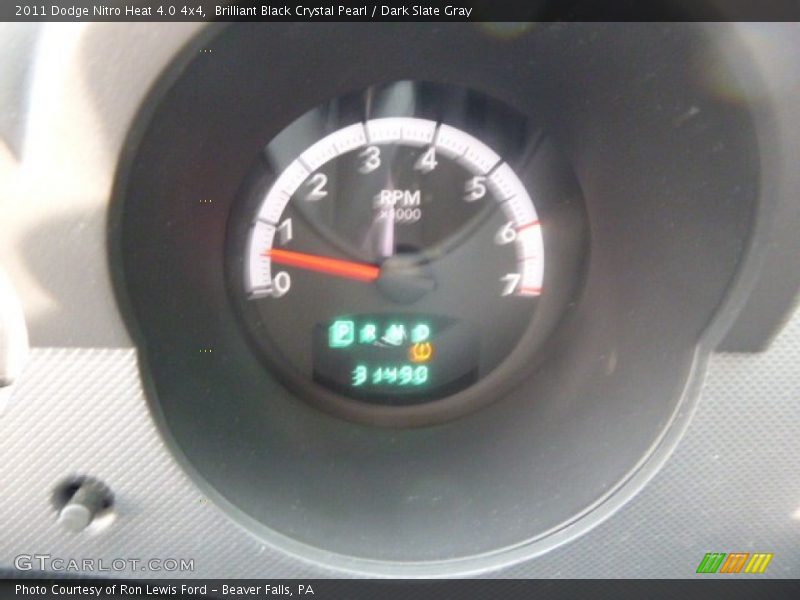 Brilliant Black Crystal Pearl / Dark Slate Gray 2011 Dodge Nitro Heat 4.0 4x4