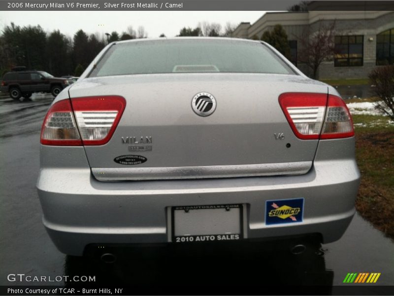 Silver Frost Metallic / Camel 2006 Mercury Milan V6 Premier