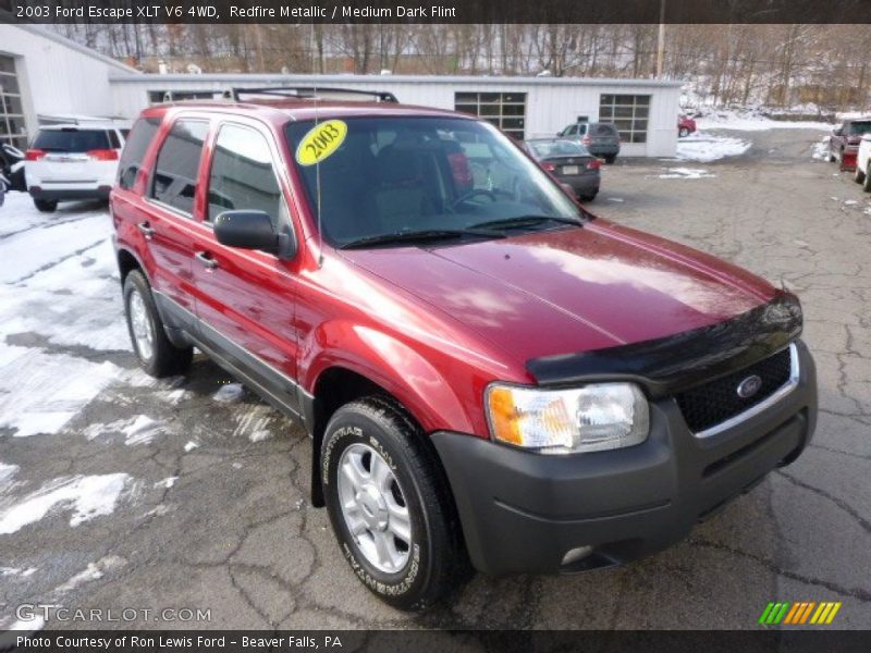 Redfire Metallic / Medium Dark Flint 2003 Ford Escape XLT V6 4WD