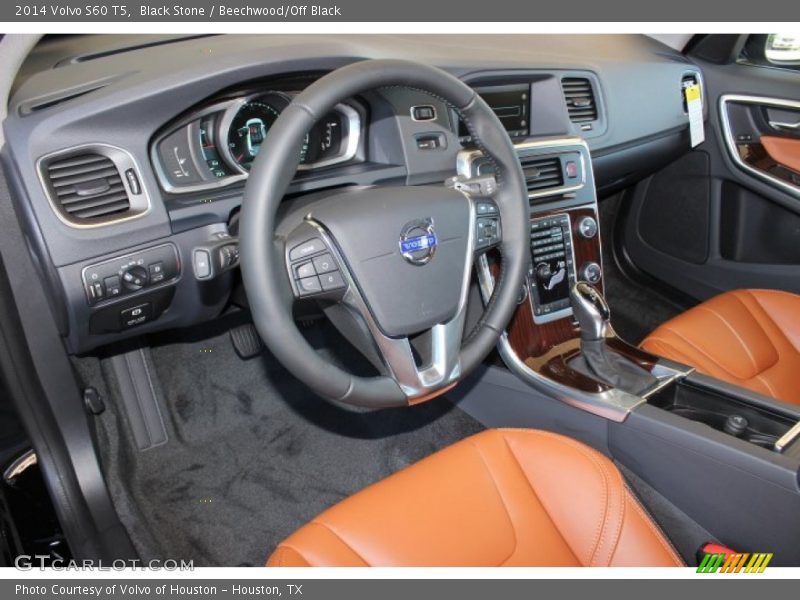 Black Stone / Beechwood/Off Black 2014 Volvo S60 T5