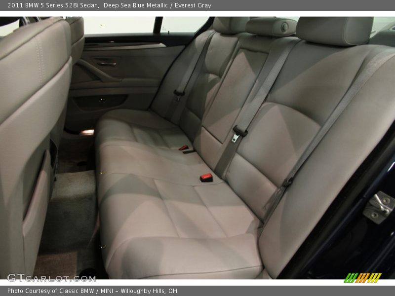 Deep Sea Blue Metallic / Everest Gray 2011 BMW 5 Series 528i Sedan