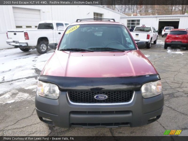 Redfire Metallic / Medium Dark Flint 2003 Ford Escape XLT V6 4WD