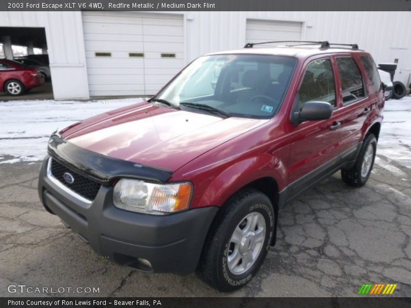 Redfire Metallic / Medium Dark Flint 2003 Ford Escape XLT V6 4WD