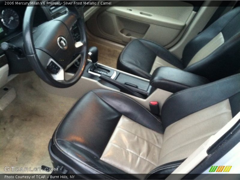 Silver Frost Metallic / Camel 2006 Mercury Milan V6 Premier