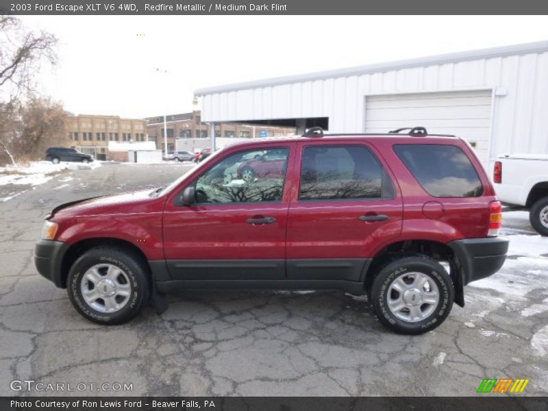 Redfire Metallic / Medium Dark Flint 2003 Ford Escape XLT V6 4WD