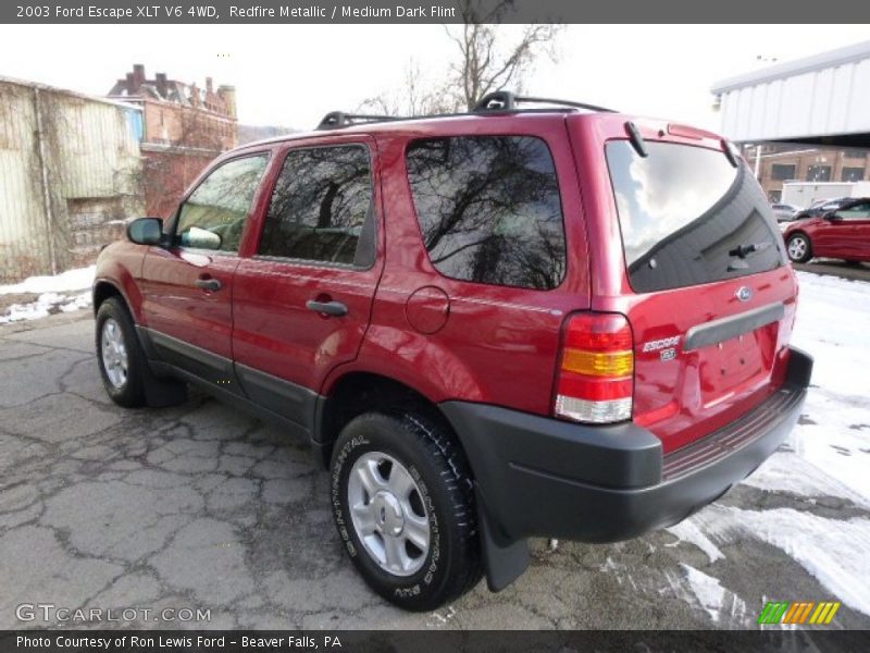 Redfire Metallic / Medium Dark Flint 2003 Ford Escape XLT V6 4WD