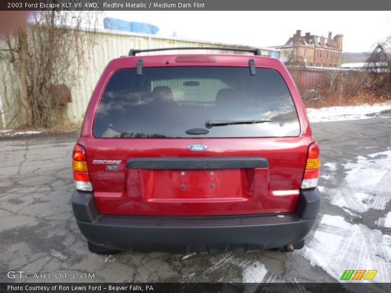 Redfire Metallic / Medium Dark Flint 2003 Ford Escape XLT V6 4WD