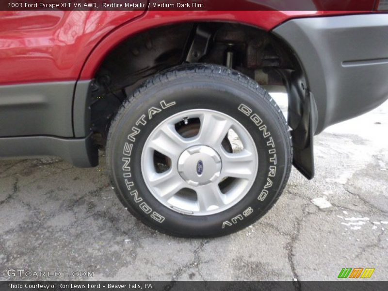 Redfire Metallic / Medium Dark Flint 2003 Ford Escape XLT V6 4WD